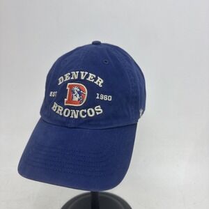 Denver Broncos established 19 6047 brand adjustable strap hat